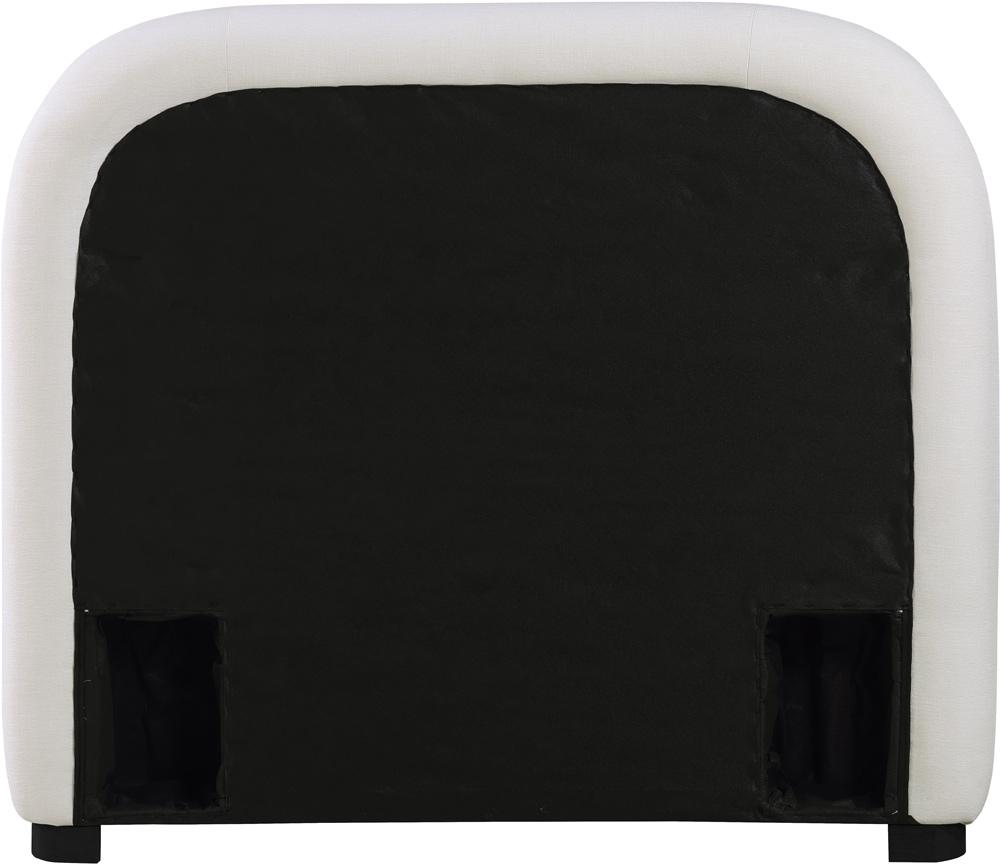 Meridian Furniture - Vaughn Cream Twin Bed - B1212Cream-T veiw 5