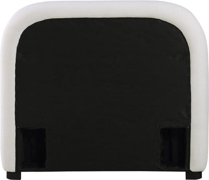 Meridian Furniture - Vaughn Cream Twin Bed - B1212Cream-T veiw 5