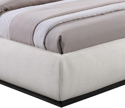 Meridian Furniture - Vaughn Cream Twin Bed - B1212Cream-T veiw 6