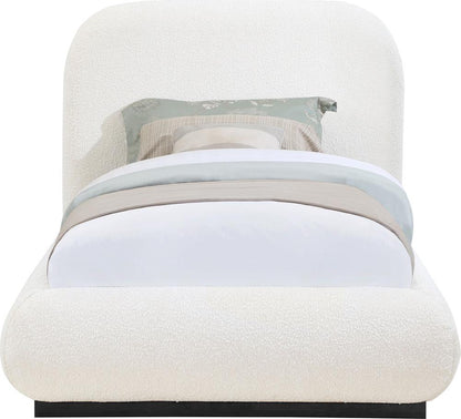 Meridian Furniture - Vaughn Cream Twin Bed - B1213Cream-T veiw 3