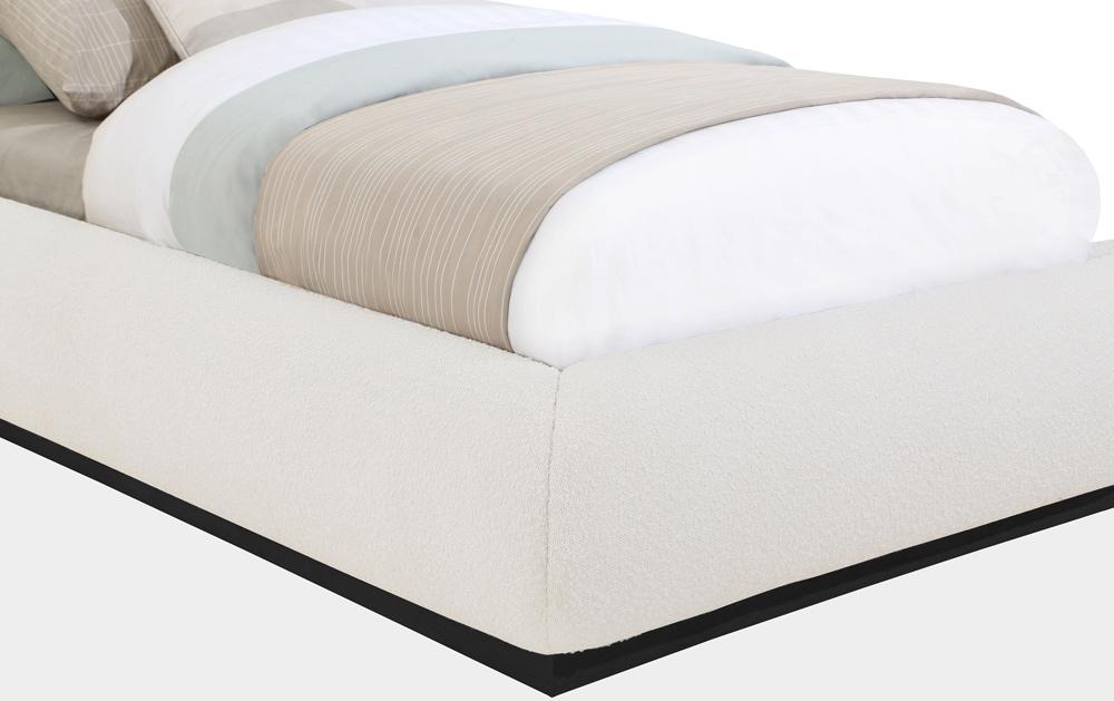 Meridian Furniture - Vaughn Cream Twin Bed - B1213Cream-T veiw 6