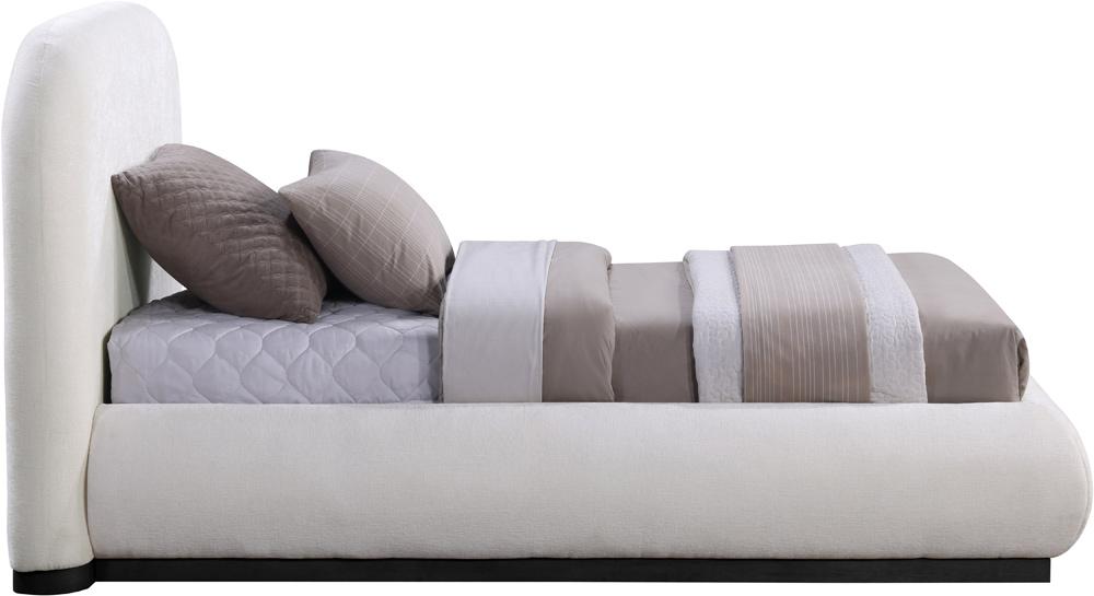 Meridian Furniture - Vaughn Cream Twin Bed - B1214Cream-T veiw 4