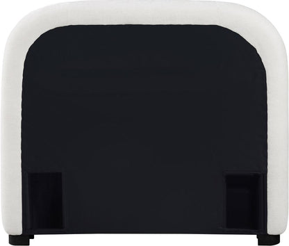 Meridian Furniture - Vaughn Cream Twin Bed - B1214Cream-T veiw 5