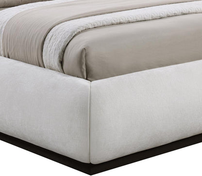 Meridian Furniture - Vaughn Cream Twin Bed - B1214Cream-T veiw 6