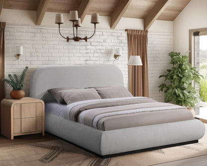 Meridian Furniture - Vaughn Grey Queen Bed - B1214Grey-Q veiw 2