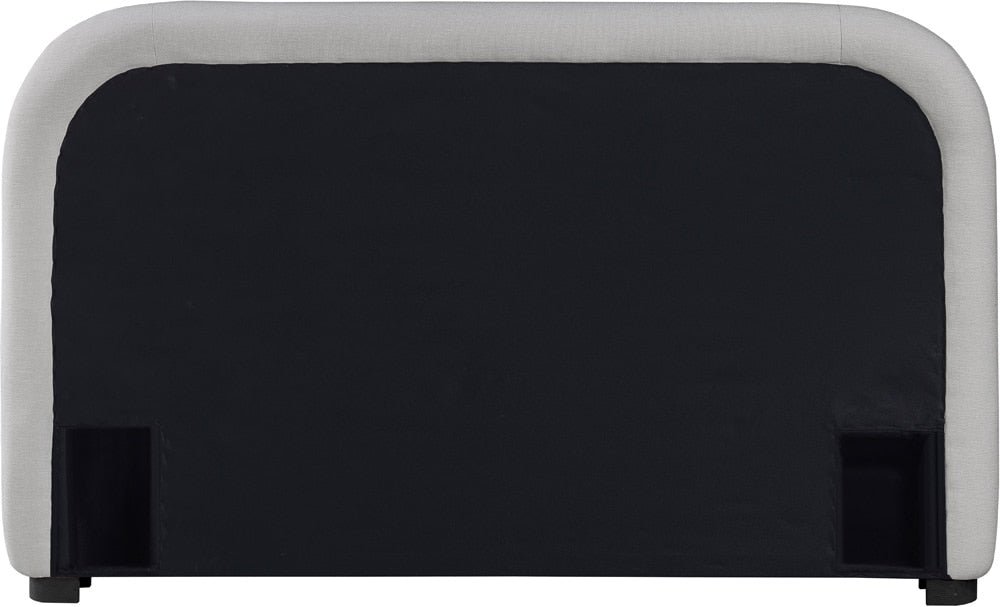 Meridian Furniture - Vaughn Grey Queen Bed - B1214Grey-Q veiw 5