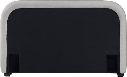 Meridian Furniture - Vaughn Grey Queen Bed - B1214Grey-Q veiw 5
