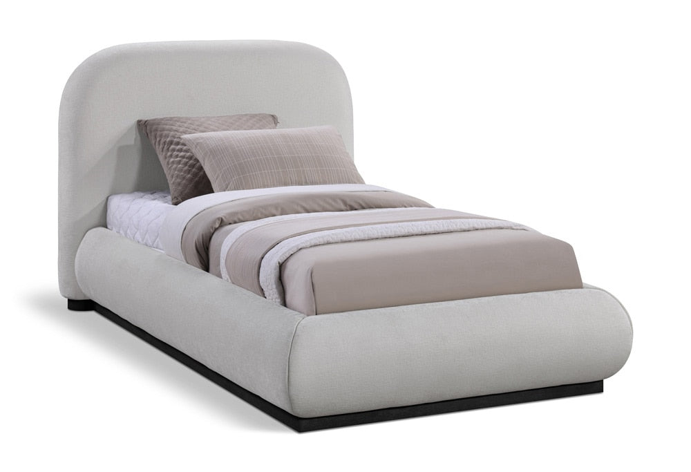 Meridian Furniture - Vaughn Grey Twin Bed - B1214Grey-T veiw 1