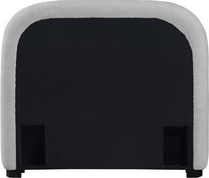 Meridian Furniture - Vaughn Grey Twin Bed - B1214Grey-T veiw 5