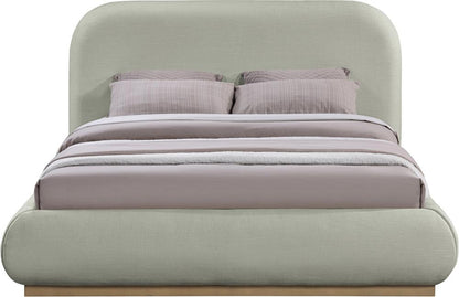 Meridian Furniture - Vaughn Mint Queen Bed - B1211Mint-Q veiw 3