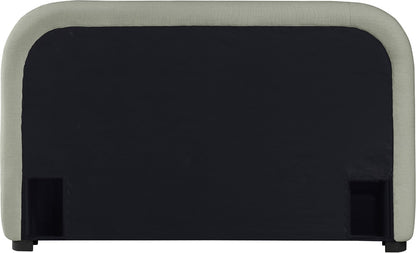 Meridian Furniture - Vaughn Mint Queen Bed - B1214Mint-Q veiw 5