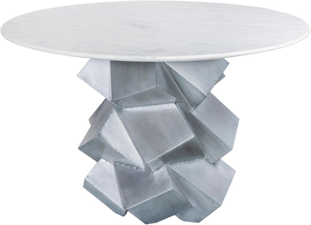 Meridian Furniture - Walker White Dining Table - 961-T veiw 3