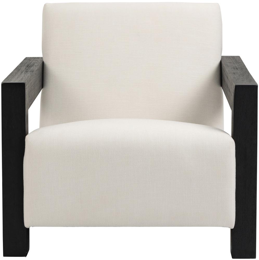 Meridian Furniture - Ward Cream Linen Textured Fabric Accent Chair - 478Cream veiw 4