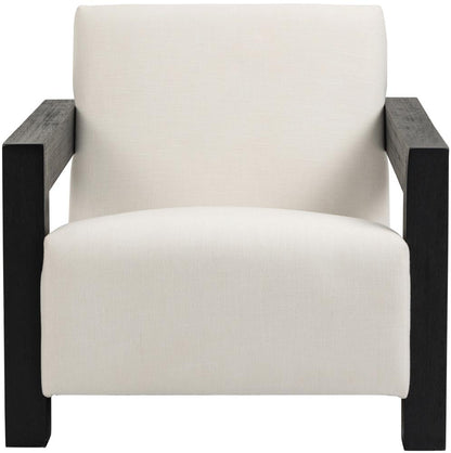 Meridian Furniture - Ward Cream Linen Textured Fabric Accent Chair - 478Cream veiw 4