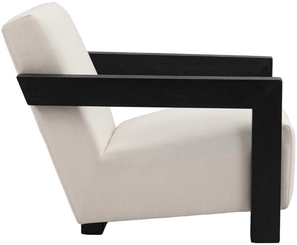 Meridian Furniture - Ward Cream Linen Textured Fabric Accent Chair - 478Cream veiw 6