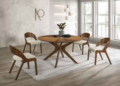 Meridian Furniture - Woodson Rich Walnut Veneer Dining Table - 869-T veiw 2