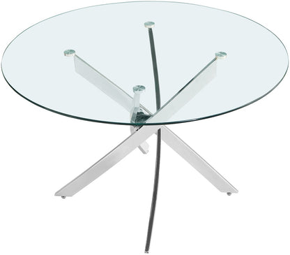 Meridian Furniture - Xander Chrome Dining Table - 985-T veiw 3