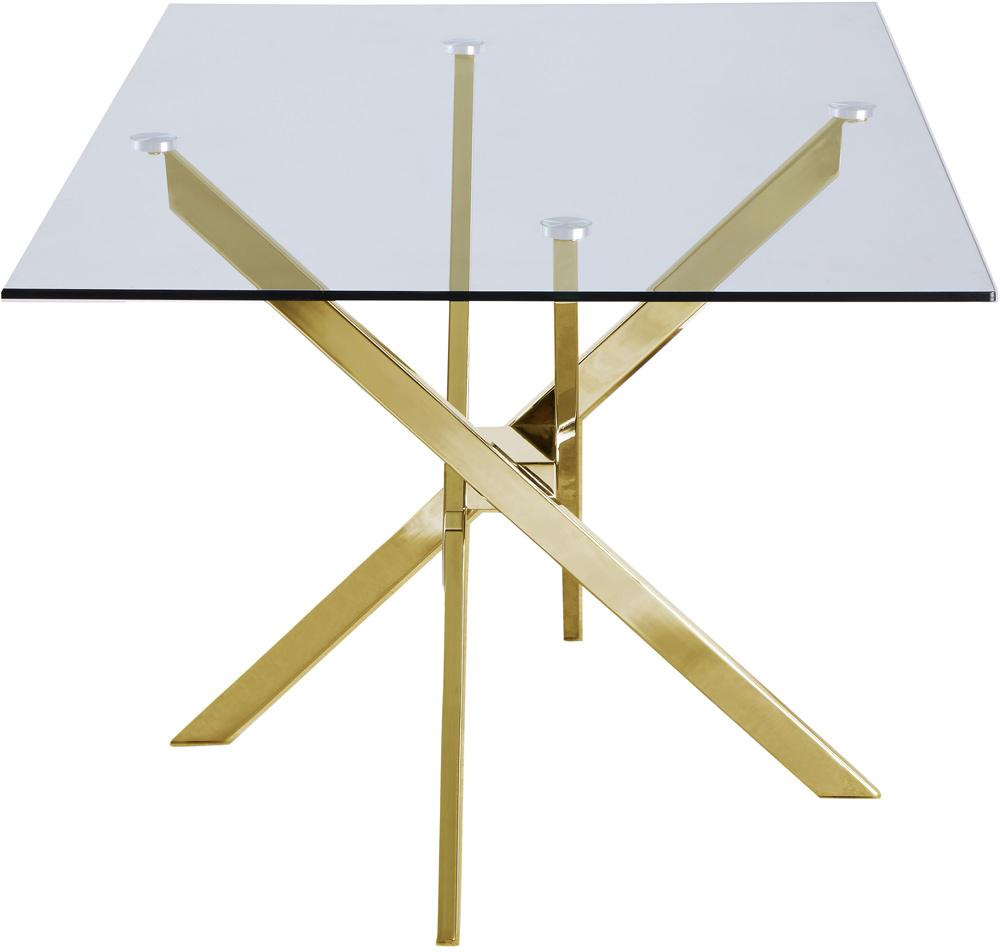 Meridian Furniture - Xander Gold Dining Table - 902-T veiw 4