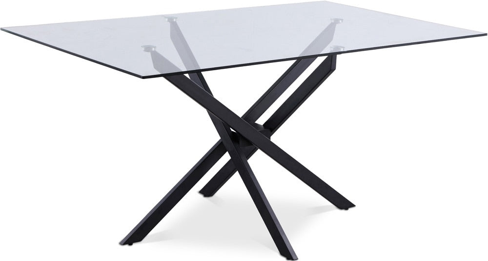Meridian Furniture - Xander Matte Black Dining Table - 903-T veiw 1