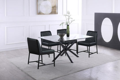 Meridian Furniture - Xander Matte Black Dining Table - 903-T veiw 6
