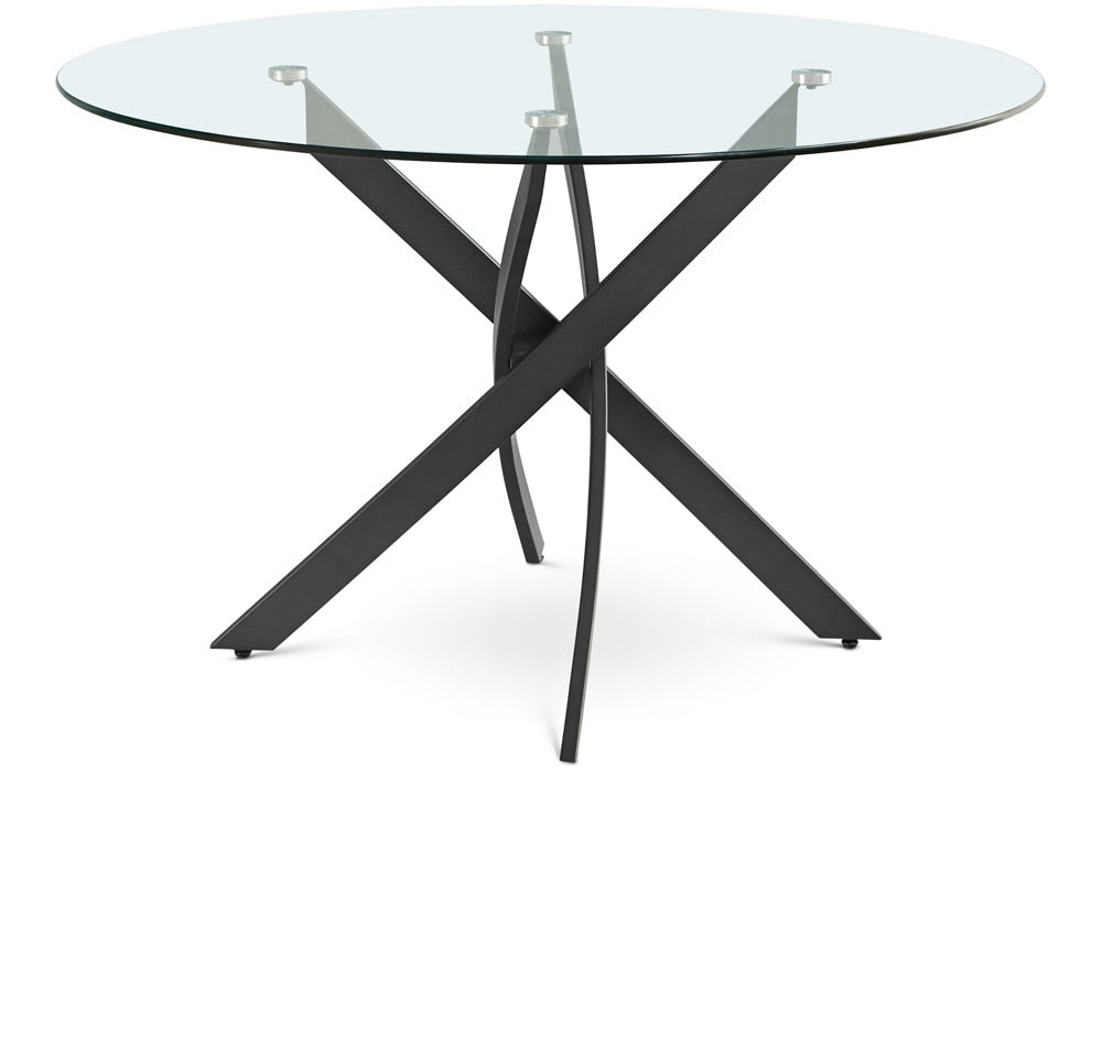 Meridian Furniture - Xander Matte Black Dining Table - 986-T veiw 1