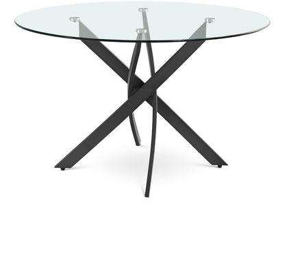 Meridian Furniture - Xander Matte Black Dining Table - 986-T veiw 1