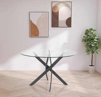 Meridian Furniture - Xander Matte Black Dining Table - 986-T veiw 2