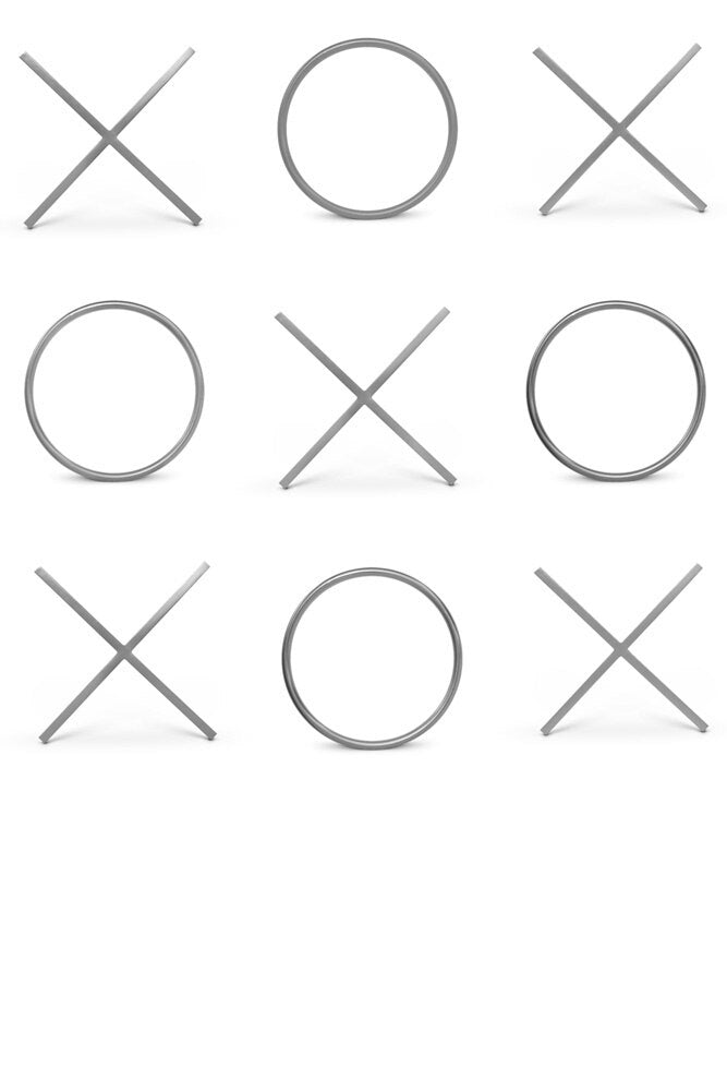 Meridian Furniture - XOXO Chrome Stainless Steel Wall Decor - 433 veiw 1