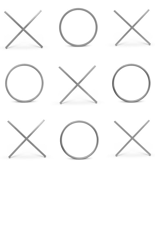 Meridian Furniture - XOXO Chrome Stainless Steel Wall Decor - 433 veiw 1