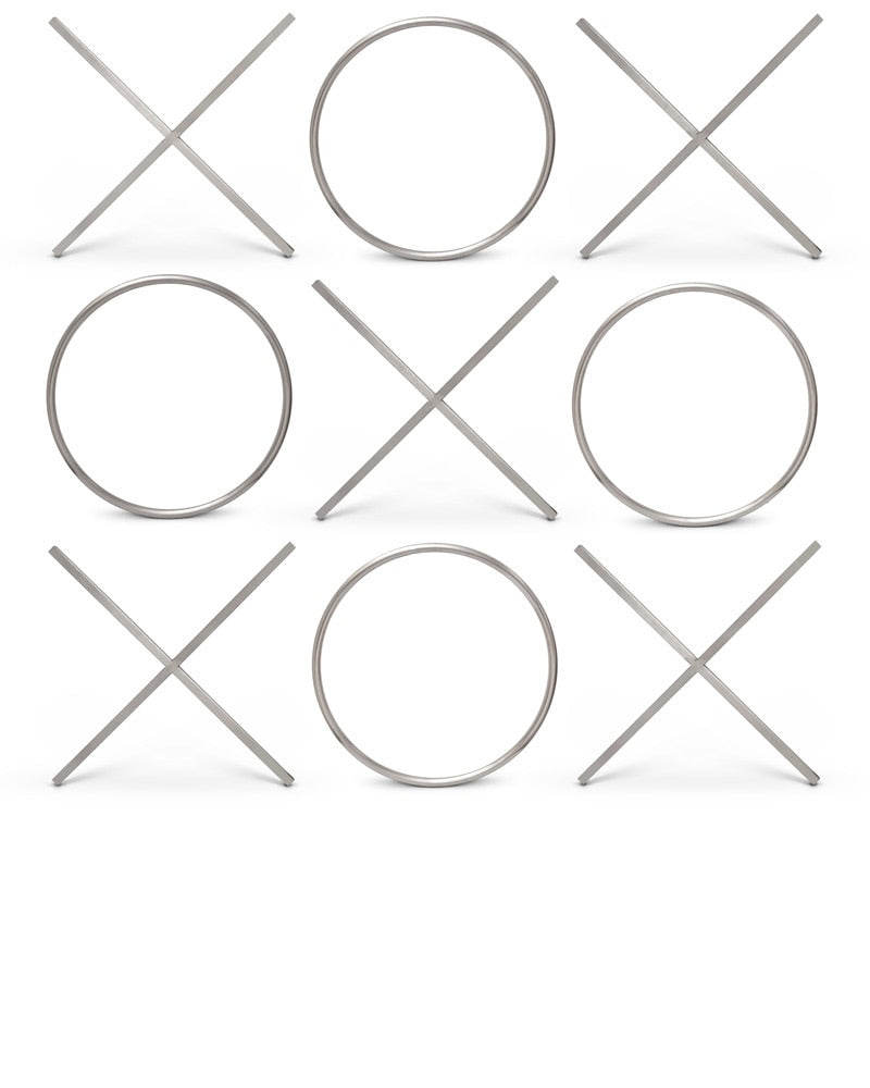 Meridian Furniture - XOXO Chrome Stainless Steel Wall Decor - 434 veiw 1