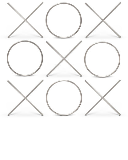 Meridian Furniture - XOXO Chrome Stainless Steel Wall Decor - 434 veiw 1