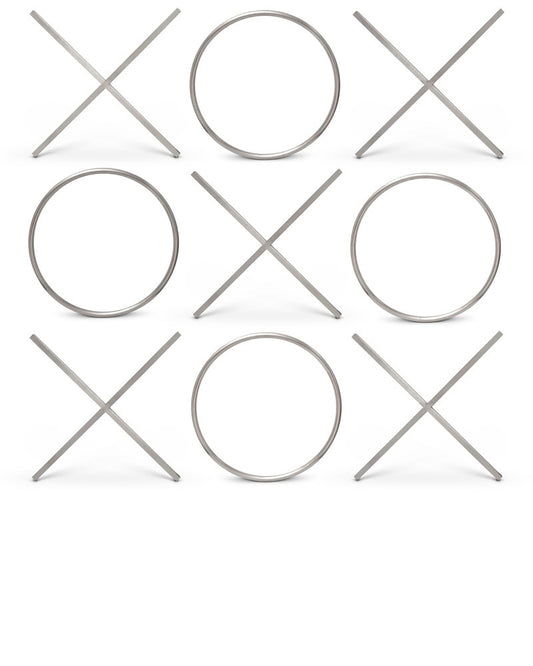 Meridian Furniture - XOXO Chrome Stainless Steel Wall Decor - 434 veiw 1