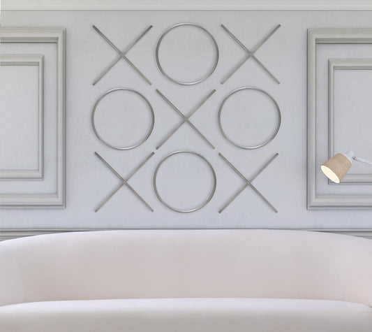 Meridian Furniture - XOXO Chrome Stainless Steel Wall Decor - 434 veiw 2