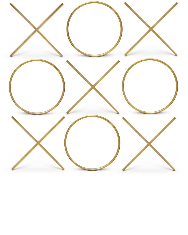 Meridian Furniture - XOXO Gold Stainless Steel Wall Decor - 432 veiw 1