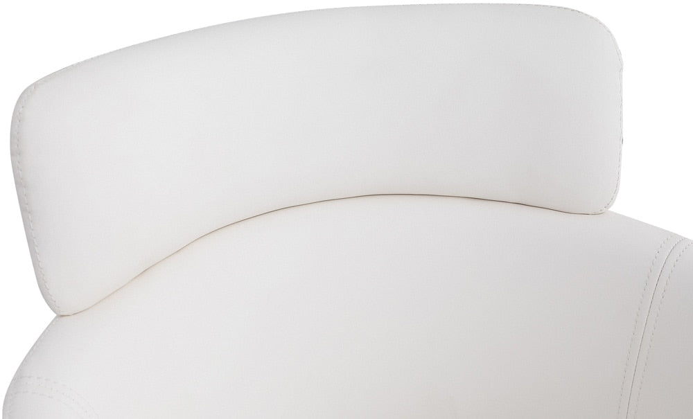 Meridian Furniture - Yara Cream Vegan Leather Dining Chair (Set of 2) - 549Cream-C veiw 5