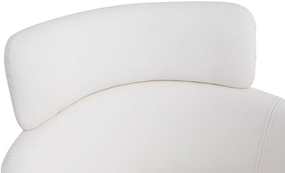 Meridian Furniture - Yara Cream Vegan Leather Dining Chair (Set of 2) - 549Cream-C veiw 5