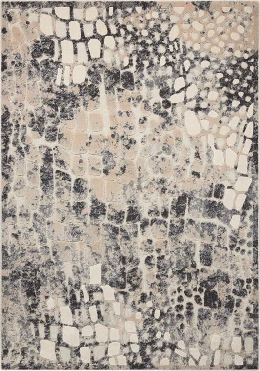 Michael Amini - Gleam Area Rug - 53in x 73in Flint - MA604-841491108024 - CLOSEOUT veiw 1