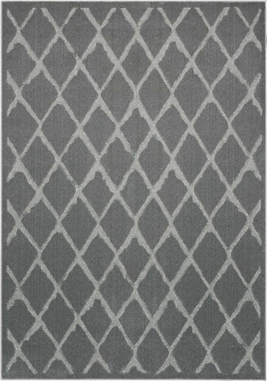 Michael Amini - Gleam Area Rug - 53in x 73in Grey - MA601-841491107690 - CLOSEOUT veiw 1