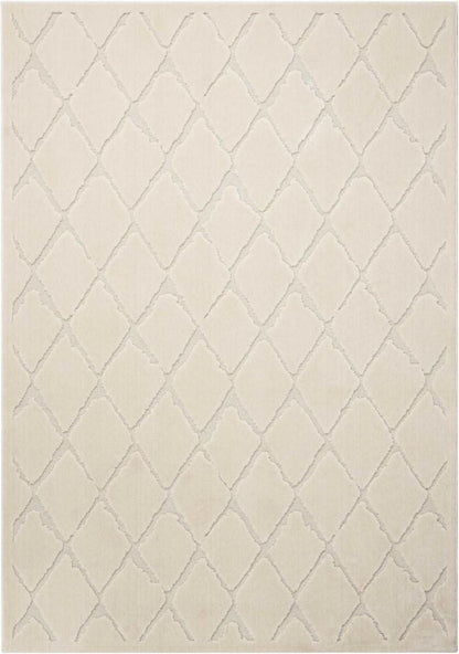 Michael Amini - Gleam Area Rug - 53in x 73in Ivory - MA601-841491107638 - CLOSEOUT veiw 1