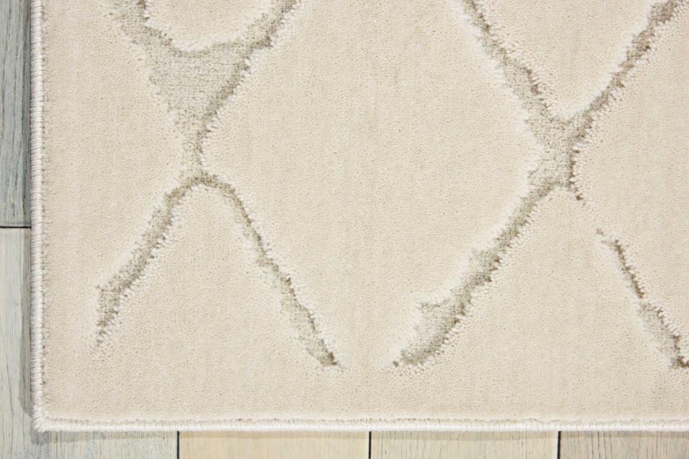 Michael Amini - Gleam Area Rug - 53in x 73in Ivory - MA601-841491107638 - CLOSEOUT veiw 2