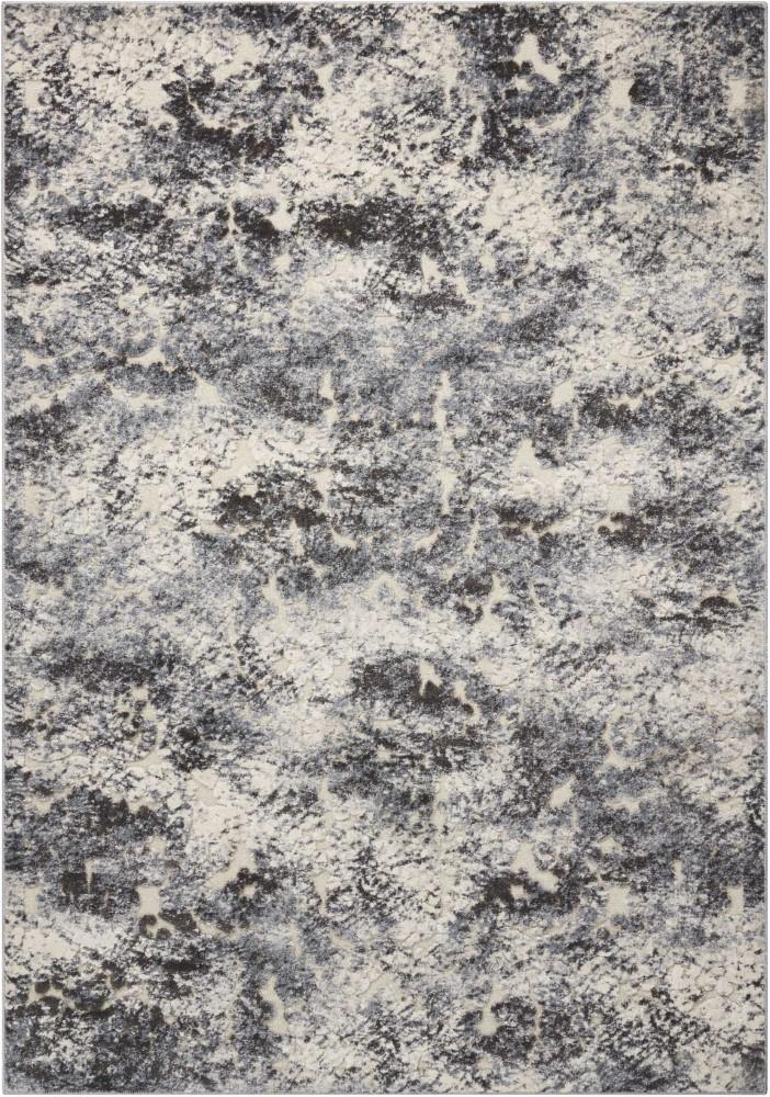 Michael Amini - Gleam Area Rug - 93in x 129in Ivory/Slate - MA603-841491107980_CLOSEOUT veiw 1