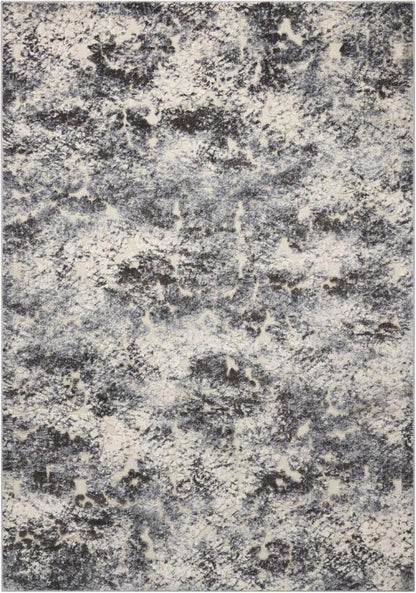 Michael Amini - Gleam Area Rug - 93in x 129in Ivory/Slate - MA603-841491107980_CLOSEOUT veiw 1