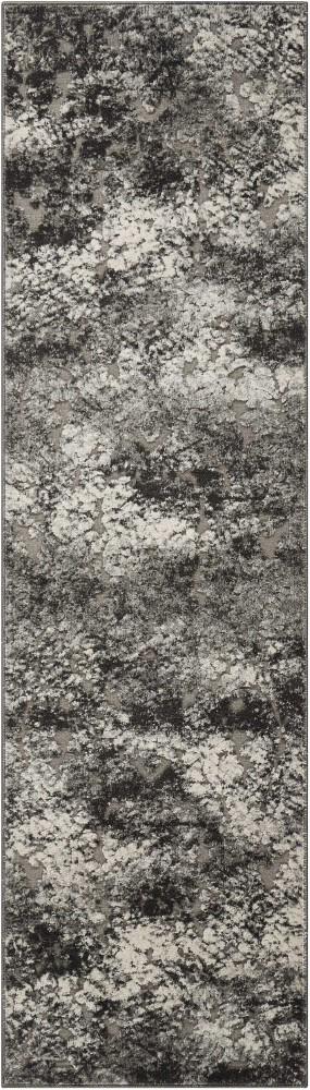 Michael Amini - Gleam Runner Area Rug - 22in x 76in Ash - MA603-841491107874 - CLOSEOUT veiw 1