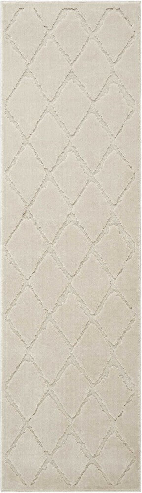 Michael Amini - Gleam Runner Area Rug - 22in x 76in Ivory - MA601-841491106006 - CLOSEOUT veiw 1
