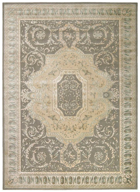 Michael Amini - - Platine MA204 Grey 53in x 75in Area Rug - MA204-99446234070_CLOSEOUT veiw 1