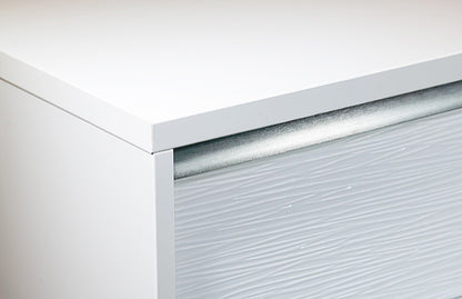 MODERNhome - Bianca 5 Drawer Chest, High Gloss White w/Artic Fronts - CD2TC5DC view 5