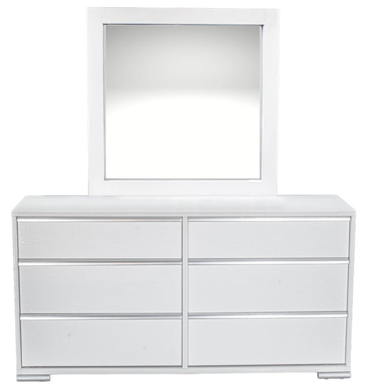 MODERNhome - Bianca Mirror, High Gloss White w/Artic Fronts - CD2TCMIR view 2