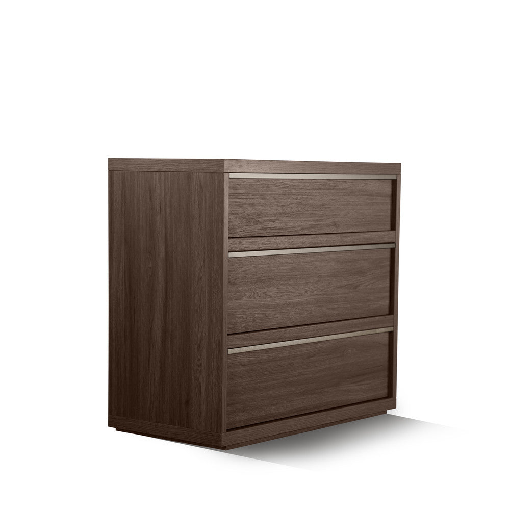 MODERNhome - Dolce Vita 3 Drawer Chest, Monterrey Oak - MD6TC3DC view 1