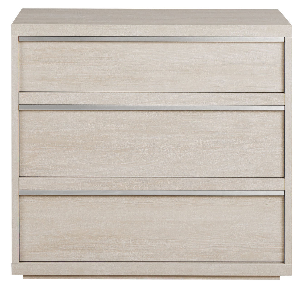 MODERNhome - Dolce Vita 3 Drawer Chest, Seashell Beechwood - MD3TC3DC view 1