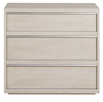MODERNhome - Dolce Vita 3 Drawer Chest, Seashell Beechwood - MD3TC3DC view 1